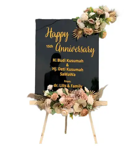 Papan Bunga Akrilik Gendro